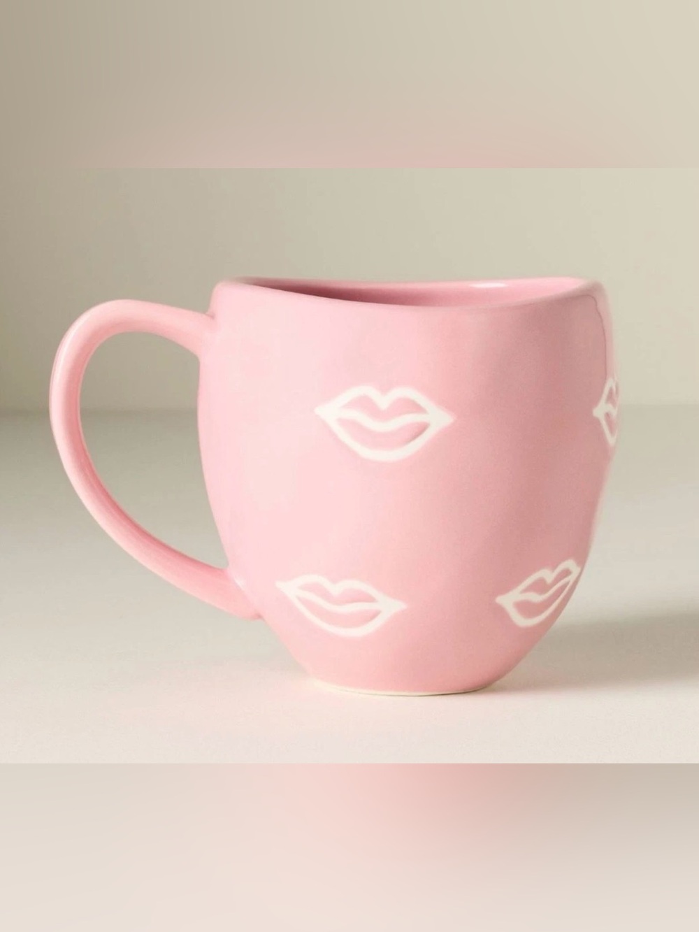 Anthropologie NIB Vida Icon Stoneware Mug: Valentine’s Day Edition